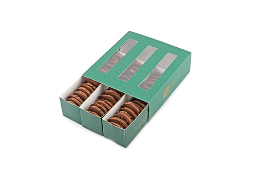[Pk.Barazek Dipped 3 Drawers] 3 Drawer Box of 590 gr Barazek Dipped in Chocolate