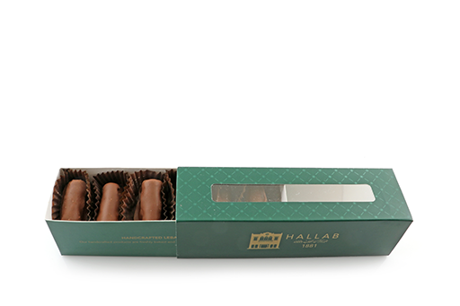 [Pk.Fingers Cashew Dipped 12 Pieces] Drawer Box of 12 Pcs Fingers Cashew Dipped in Chocolate