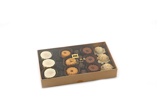 [Pk.Petit Four Mix Large - Box Bronze] Box Of Petit Four Mix (Large)