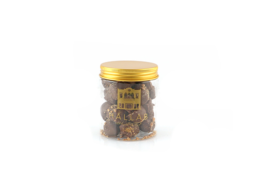 Chocolate Dipped Fingers Cashew Jar